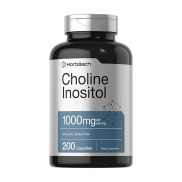 Horbaach Choline Inositol 1000mg - Viên uống hỗ trợ chức năng não, gan