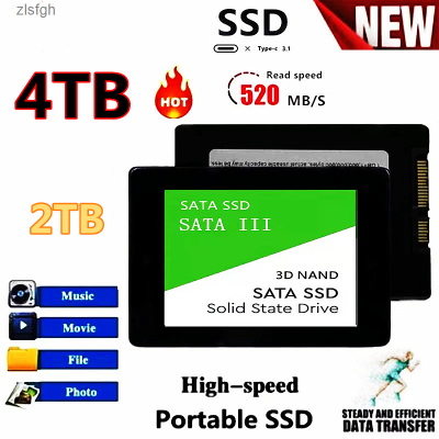 SSD ไดรฟ์ HDD 2.5ฮาร์ดดิสก์เอสเอสดี SSD 120GB 240GB 1TB 512GB 2TB 256GB HD SATA Disk ฮาร์ดไดรฟ์ภายในสำหรับคอมพิวเตอร์แล็ปท็อป Zlsfgh