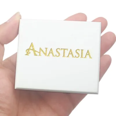 Sinzyo Anastasia-Once upon a december white with mirror Music Box Carved Mechanism Musical Wind Up Gift for Birthday