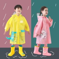 【CW】 Quality Cartoon Unicorn Waterproof Raincoat for Children Baby Rain Coat Boys Girls Primary School Students Rain Poncho Jacket