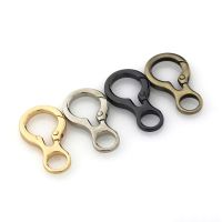 ☄♠✕ 1pcs Metal New Style Ring Snap Hook Spring Gate Trigger Clasps Clips for DIY Leather Craft Belt Strap Webbing Keychain Hooks