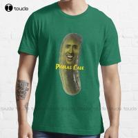 New Picolas Cage Pickle Picolas Pickolas Nicolas Cage Meme T-Shirt Cotton Tee Shirt Swim Shirt Custom Aldult Teen Unisex