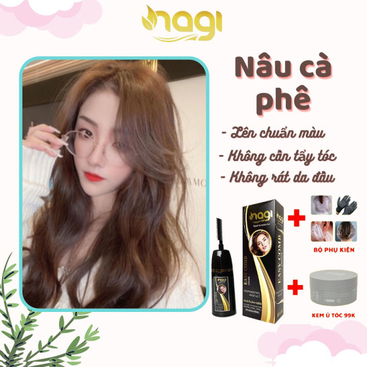 Dầu gội phủ bạc màu Cafe Nagi Coffee chứa các hợp chất dưỡng tóc đặc biệt, giúp tóc của bạn luôn mềm mượt và bóng đẹp như mới nhuộm. Với sản phẩm này, bạn sẽ dễ dàng duy trì màu tóc phủ bạc cực kỳ đẹp mắt.