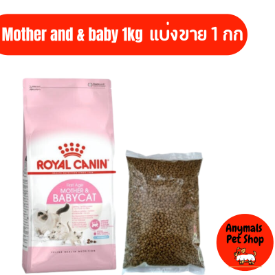 Royal Canin Baby and Mother แบ่งขาย1kg อาหารสำหรับลูกแมวอายุ1-4เดือน และแม่แมวตั้งท้อง-ให้นม กระสอบแบ่งขาย 1 กก