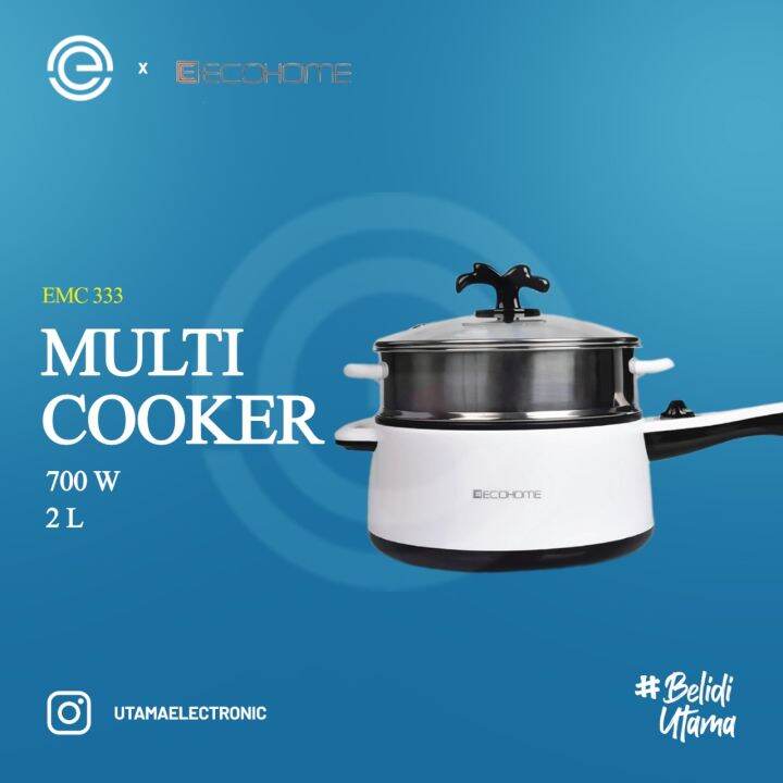 ECOHOME Electric Multi Cooker EMC 333 Lazada Indonesia