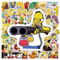 10/30/50pcs The Simpsons Stickers Cartoon for Kids Toys DIY Graffiti Skateboard Laptop Luggage Diary Cute Anime Sticker Decals Stickers