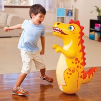 38 3D Inflatable Dinasour Toys Bop Bag/Punching Bag Interactive Toys for Children Boys Girls Big Tumbler Toy Kid