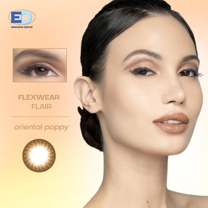 Eo Flexwear Flair Colored Contact Lens Oriental Poppy Lazada Ph 1110