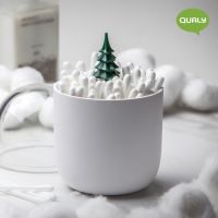 โปรโมชั่น Qualy Design ที่ใส่คอตตอนบัด / สำลีปั่นหู (ต้นไม้) คอตตอนบัด - Winter time - Cotton Bud Holder ราคาถูก กล่องเก็บของ อุปกรณ์จัดเก็บ กล่องเก็บเงิน กล่องเก็บของรถ