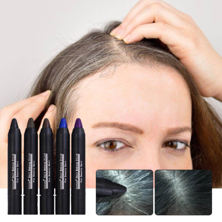 Hair Dye Instant Gray Root Coverage Hair Color Cream Stick