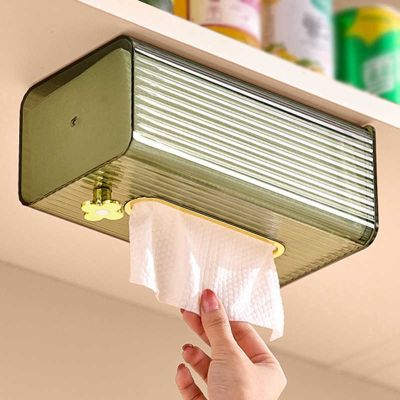 【CW】 Wall Mounted Tissue Paper Holder for Office Napkin Baby Wipes Storage
