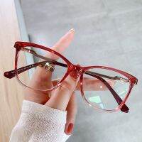 {Paopao glasses} TR90 Anti Blue Light กรอบแว่นตาโปร่งใสสแควร์ Oversize แว่นตา Anti Blue Light PPaopao glasseso สีเทาแว่นตา