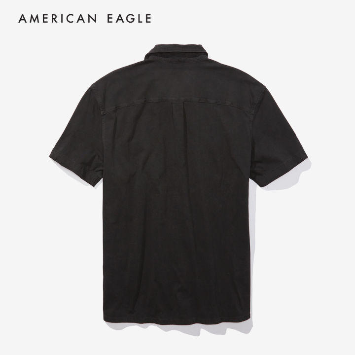 american-eagle-solid-camp-collar-shirt-เสื้อเชิ้ต-ผู้ชาย-แขนสั้น-nmsh-017-2909-023