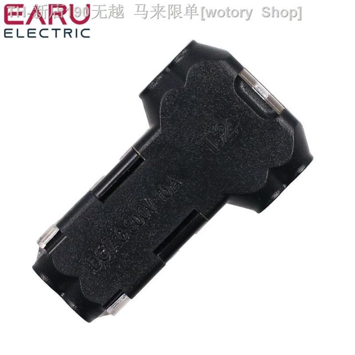 cw-5-10pcs-lot-2-pin-way-300v-10a-wire-wiring-t-shape-conductor-terminal-block-with-lever-awg-18-24