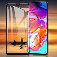 ฟิล์มกระจก นิรภัย เต็มจอ กาวเต็มแผ่น ซัมซุง กาแลคซี่ เอ70 Samsung Galaxy A70 Full Glue Tempered Glass Screen (6.7)