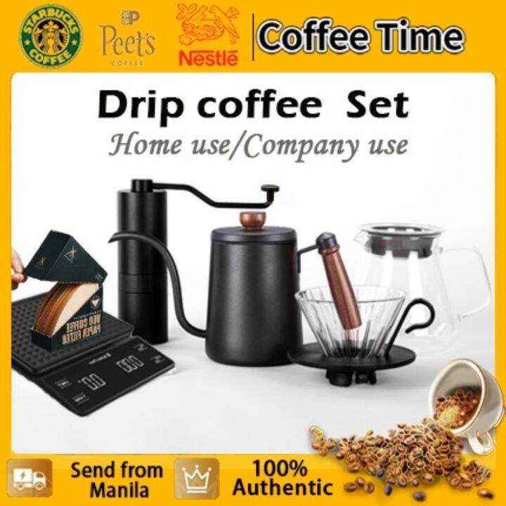 Pour Over Coffee Set Drip Coffee Dripper Coffee maker Gooseneck Kettle