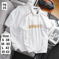 ?เสื้อคอปกแขนสั้นสำหรับผู้ชาย SIZE:S-M-L-XL 【พร้อมส่ง 100 ตัวในไทย】