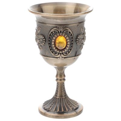 【CW】☍○  Cupglasses Glass Goblet Metal Chalice Beverage Toastingshot Drinking Flutes Cups Cocktail Whiskey