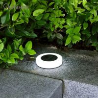 【LZ】⊕  Solar decoração do jardim ao ar livre luzes subterrâneas à prova dwaterproof água plástico varanda atmosfera plug lâmpadas gramado paisagem lâmpada enterrada