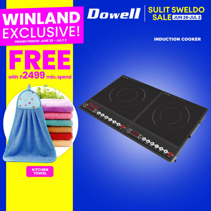 DOWELL by Winland Dual Hobs Induction Cooker with 10 Level Temperature IC22 Lazada PH