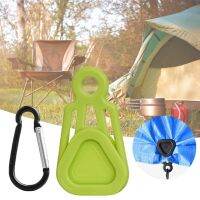 ﹍✵ 1 Set Canopy Carabiner High Hardness Windproof No Punching Fixed Tent Mountaineering Triangle Clip Hook For Outdoor Camping