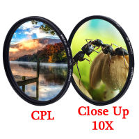 KnightX CPL 10+ Circular Filter Kit cpl Filter Macro Close-Up 10+ DSLR