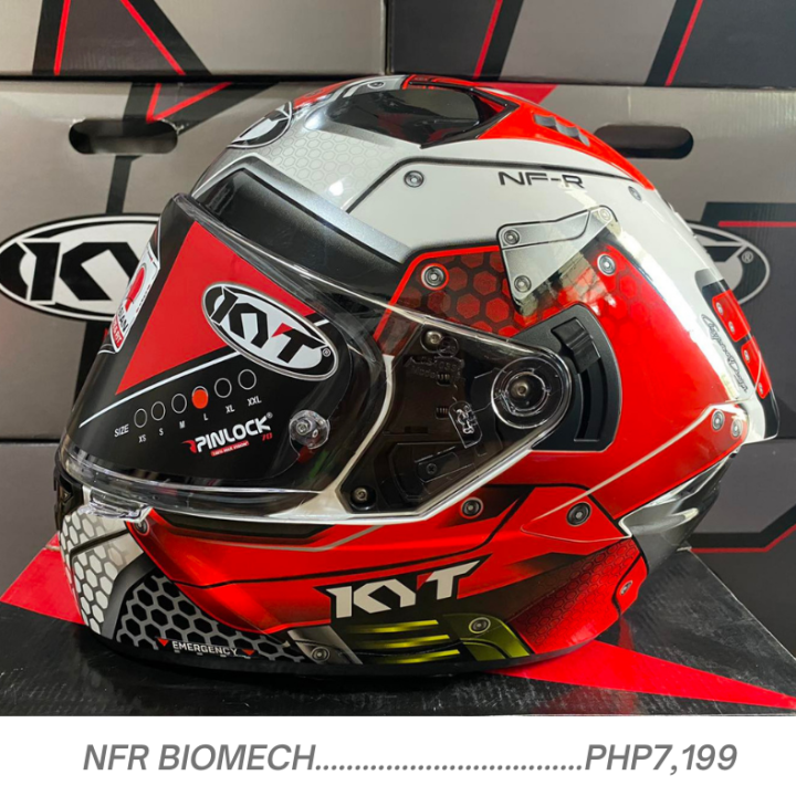 KYT NFR BIOMECH FULLFACE HELMET Lazada PH