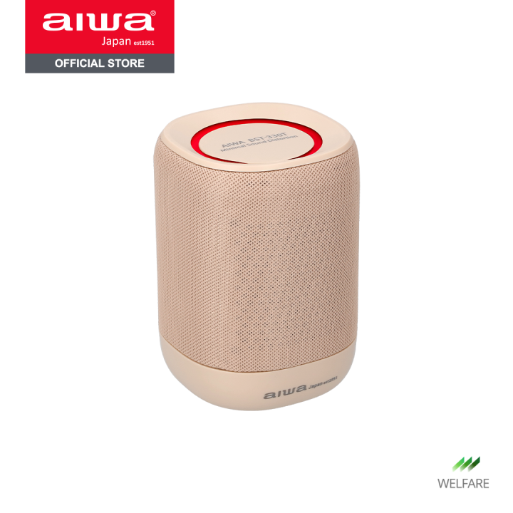 ผ่อน-0-aiwa-bst-330t-mini-bluetooth-speaker-ลำโพงบลูทูธพกพามินิ-กันน้ำระดับ-ipx5