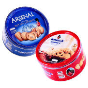 01 Hộp 200gr 210gr Bánh Quy Bơ Kiểu Đan Mạch ARSENAL Thái Lan.