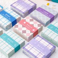 200แผ่นน่ารัก Lattice Series กระดาษโน้ตนักเรียนแบบพกพา Memo Paper Set