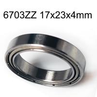 1PC Ultra-Thin Deep Groove Ball Bearings 61703ZZ 6703ZZ 17*23*4 MM 17x23x4MM Thin Wall Axles  Bearings Seals