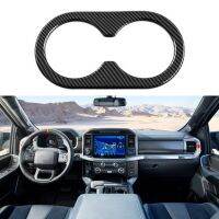 Car Carbon Fiber Rear Seat Water Cup Holder Decoration Trim Fit for 2022 2023