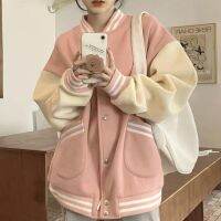 Womens Jacket Patchwork Thin Baseball Uniforms Couple 2022 Spring Autumn New Korean Loose All-match Women Oversize Coats