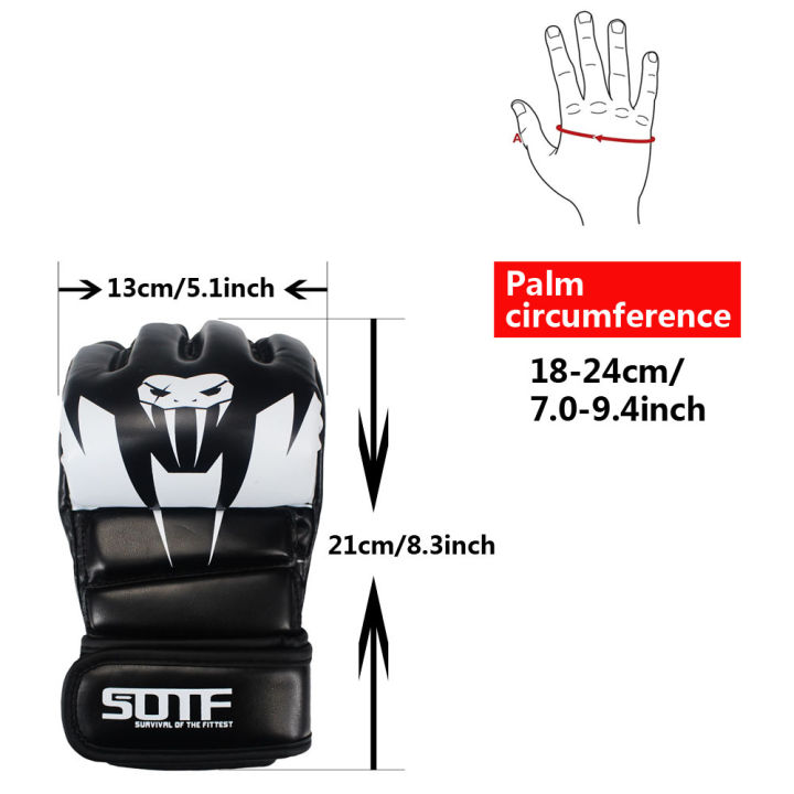 suotf-black-fighting-mma-boxing-sports-leather-gloves-tiger-muay-thai-fight-box-mma-gloves-boxing-sanda-boxing-glove-pads