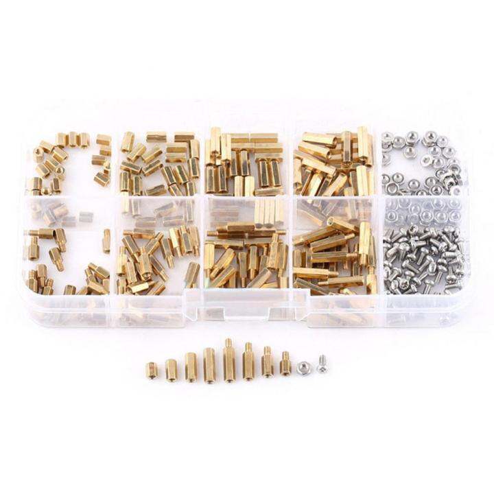 LTMGZ Hex Head Brass Spacer Stand Off Kit Standoff Pillar Fastener Tool