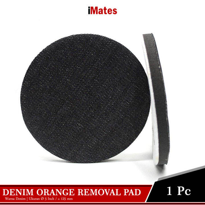 Denim Pad Sponge Orange Peel Removal Pad Penghilang Kulit Jeruk 5 Inch