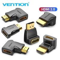 [HOT TALQQQWWEGE 583] Vention อะแดปเตอร์ HDMI 270 90องศามุมขวา HDMI ชายกับหญิง HDMI แปลงสำหรับ PS4 HDTV สาย HDMI 4พัน HDMI 2.0 Extender