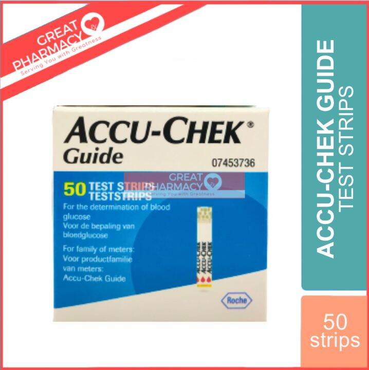 ACCUCHEK GUIDE TEST STRIP 50'S Lazada