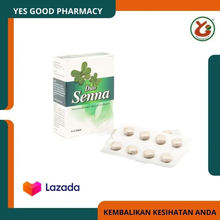 DUO SENNA 4×8 TABLETS Lazada