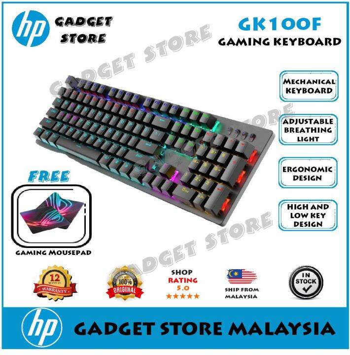 HP GK100F REAL WIRED MECHANICAL MIXED BACKLIGHT GAMING KEYBOARD WITH