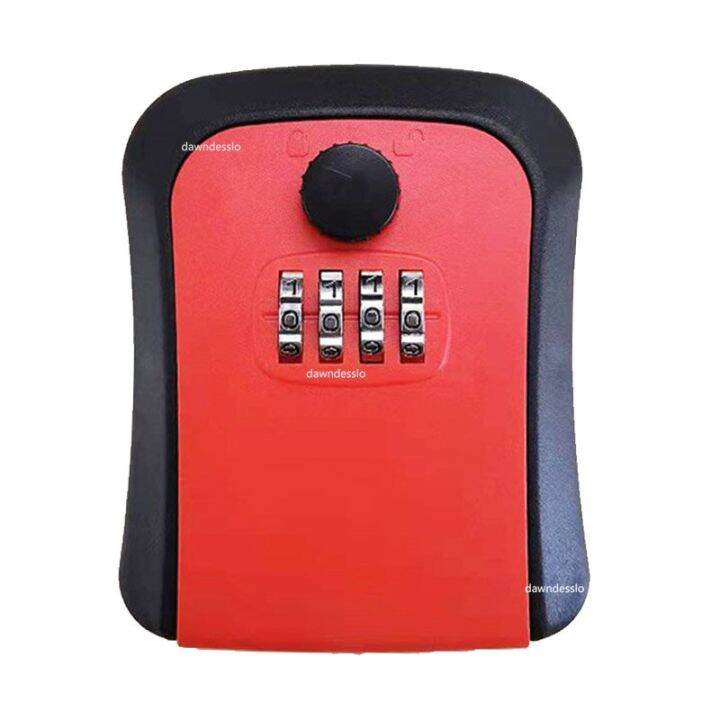 wall-mounted-key-safe-weatherproof-no-4-combination-key-storage-lock-box-indoor-and-outdoor-password-key-box-key-lock-box