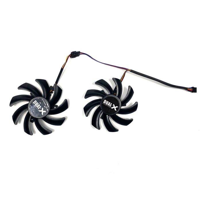 2pcs-new-cooling-fan-85mm-4pin-fdc10h12s9-c-rx5700-5600-5500-xt-gpu-fan-powercolor-amd-radeon-rx-6600-rx-6600xt-video-card-fan