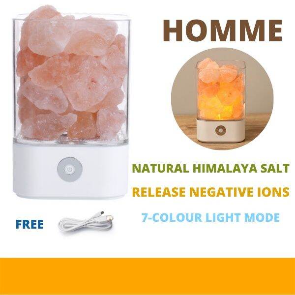 HOMME Himalayan Salt Light / Natural Himalayan Salt Lamp / Nightlight