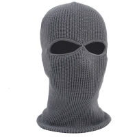 Sanba Winter Knit Cap Warm Soft 2 Holes Full Face Ski Hat Balaclava Hood Army Tactical