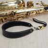 Dây đeo saxophone cổ áo baoblaze mềm bằng da sax đệm cho alto tenor - ảnh sản phẩm 1
