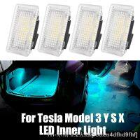 hyf✚ Tesla 3 Y S X Car Interior Accessories Lighting Bulbs Ultra-bright Frunk Door Puddle Foot-Well