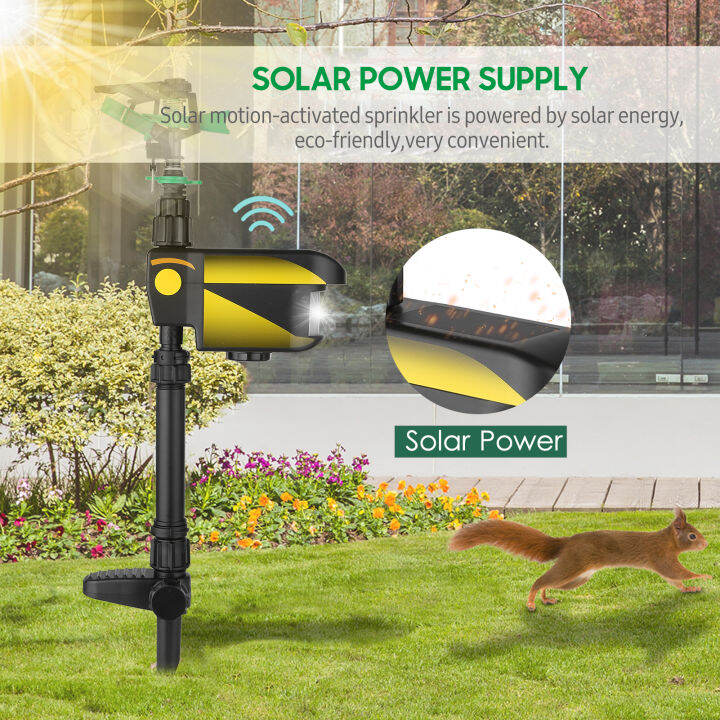 Solar Power MotionActivated Animal Repeller Yard Enforcer Motion
