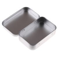 Metal Storage Box Case Organizer For Money Coin Candy Keys Tin Higen Lid Small Empty Silver Flip Survival Kit Storage Boxes