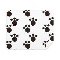 Dog Animal Claw Paw Print Protect Animal Cleaning Cloth Screen Cleaner 2pcs Suede Fabric Lens Cleaners