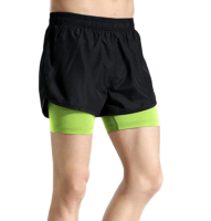 กางเกงออกกำลังกายขาสั้น วิ่ง/ฟิตเนส มีซับด้านใน Running Shorts 2IN1 Doubel Layer